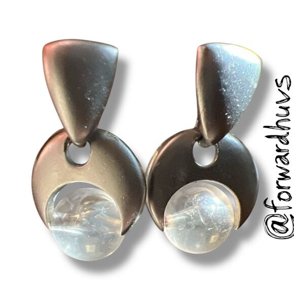 Bundle Sale 3 for $15 | Modern Rotating Ball Bead Earrings – 1” Drop - Picture 1 of 8